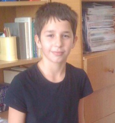 Vlăduţ Andu, micul fotbalist de la Şcoala nr. 7 vrea să se facă poliţist